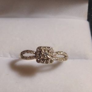 ( SOLD Elsewhere) 10K Diamond Ring